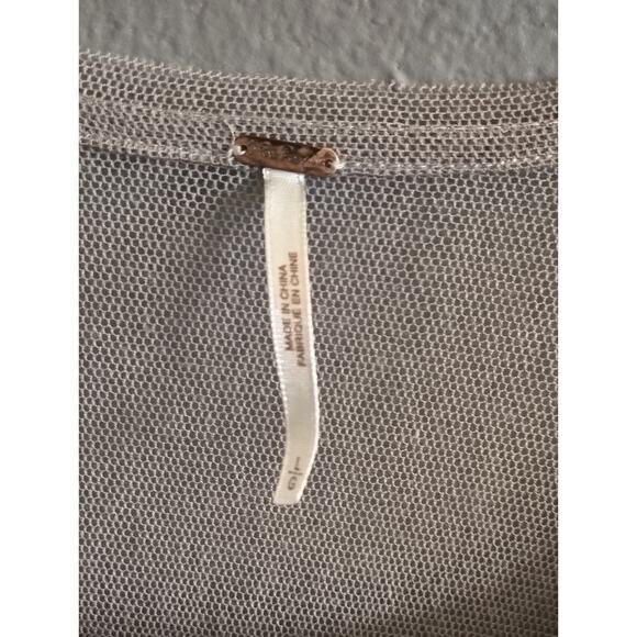 Free People Midnight Dreamer Shattered Glass Mini Dress Champagne Womens  Large - Picture 4 of 5